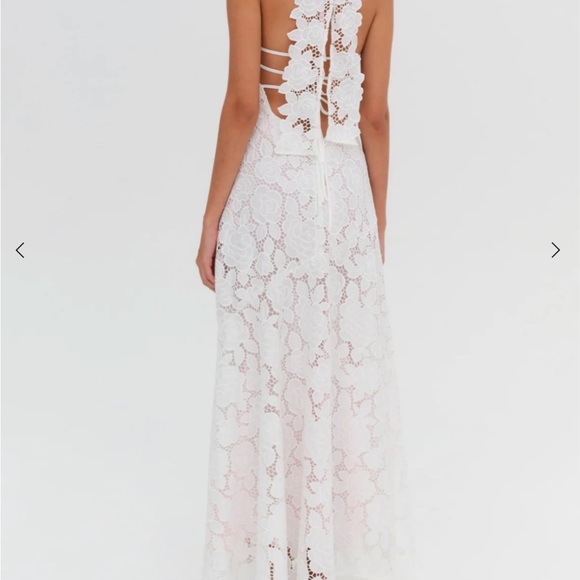 For Love And Lemons White Lace Maxi Dress - Picture 5 of 7